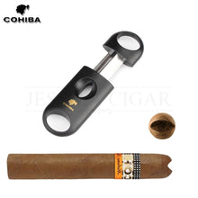 Load image into Gallery viewer, COHIBA Plastic V Cut Stainless Steel Blade Cigar Cutter