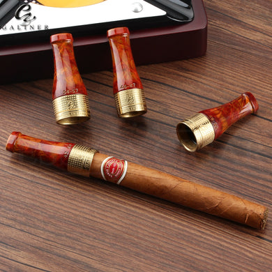 GALINER Cigar Ashtray Holder Mouthpiece 4 Ring